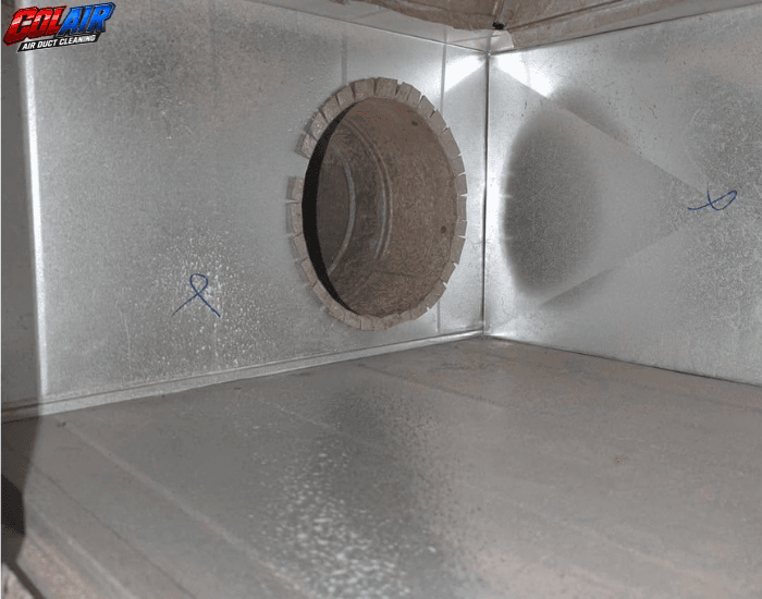 Ottawa home air duct, example 1 after cleaning