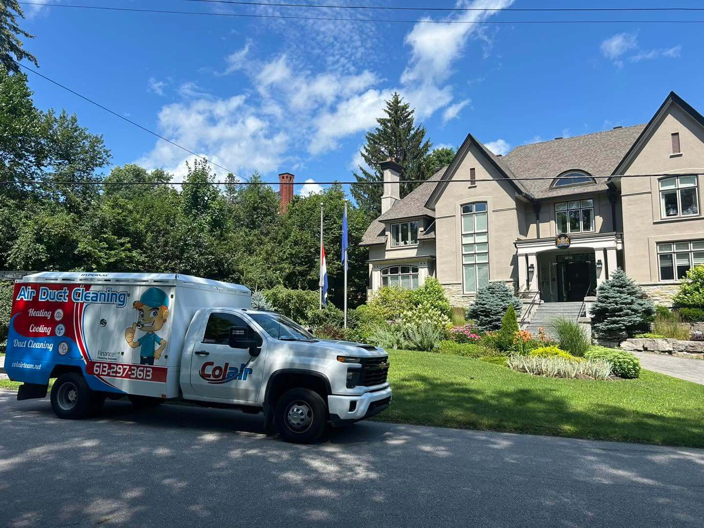 Colair duct cleaning job at an Ottawa home