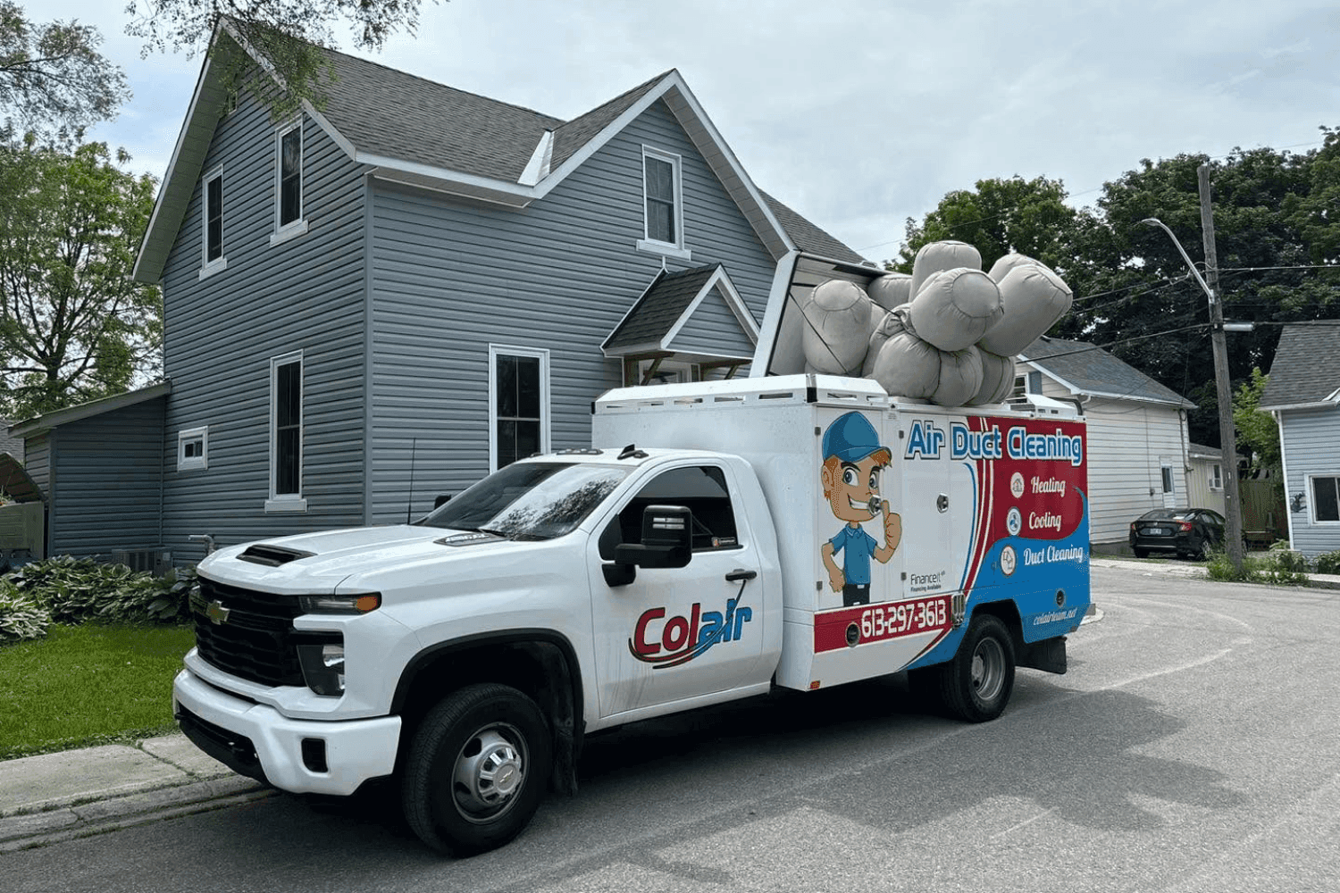 Colair truck-mounted high-powered vacuum equipment