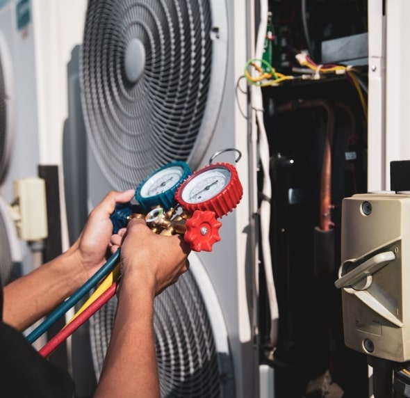 hvac worker
